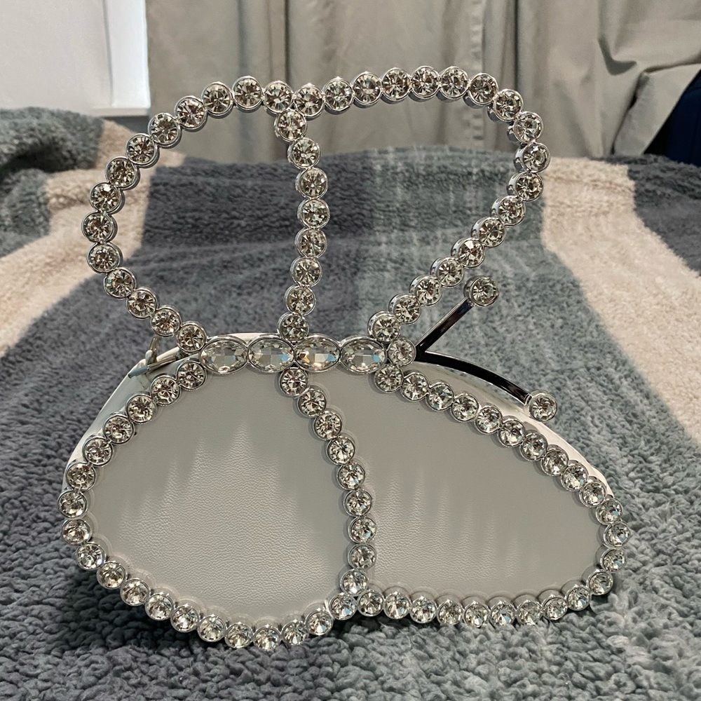 Windsor Wing Span Rhinestone Butterfly Crossbody Bag